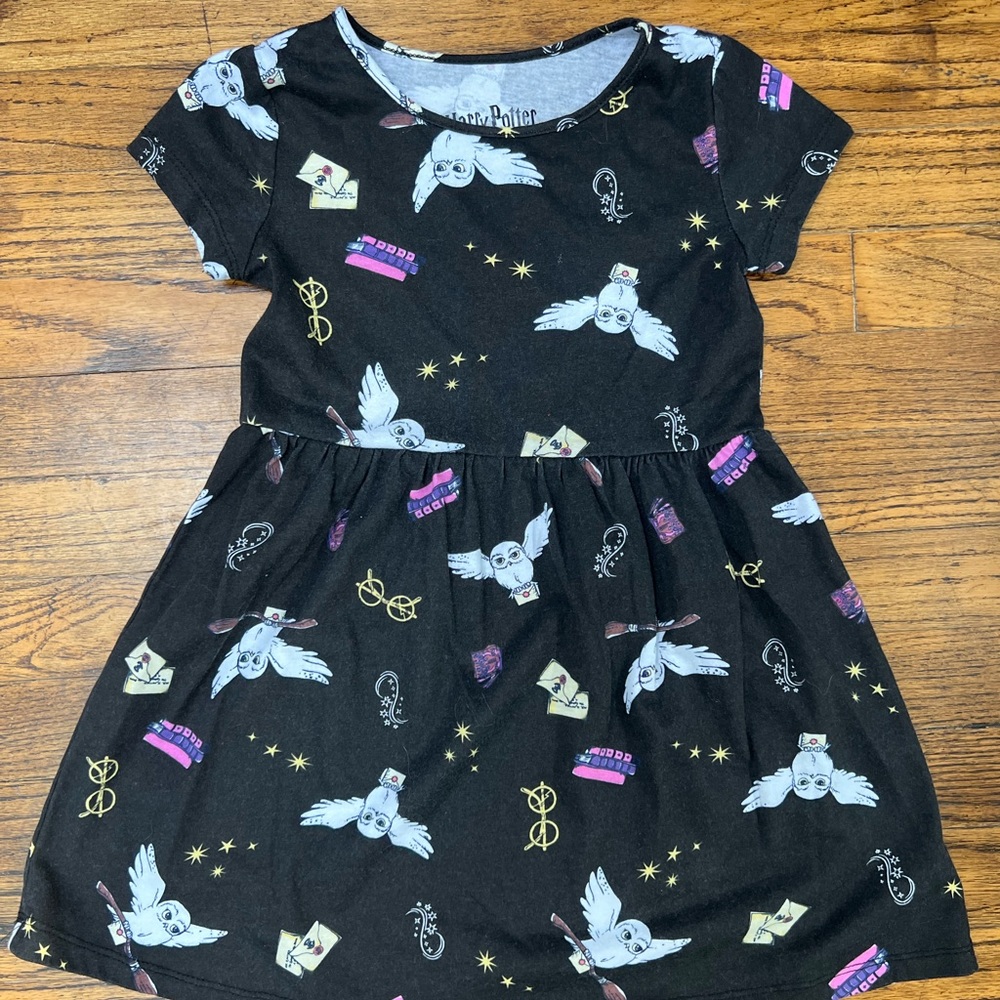 Girls Harry Potter Dress Hedwig Luna 5t